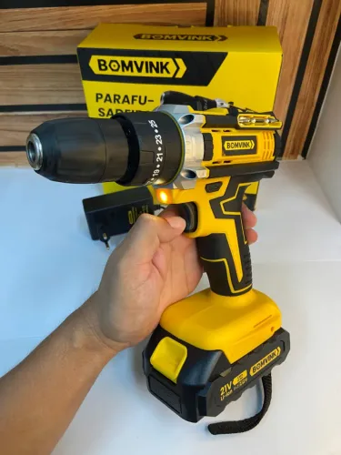 Parafusadeira a Bateria 21V 1.3Ah BOM-9961 BomVink an10