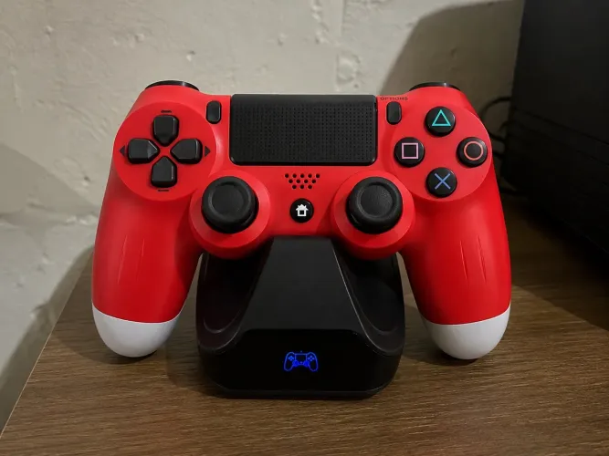 CONTROLE DE PS4 VERMELHO