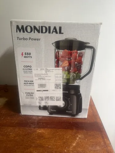 Liquidificador Mondial Turbo Power 550W Copo 2,2L