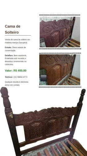 Cama de Solteiro