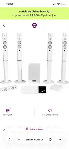 home theater sony bdv-n9200wl 5.1 | blu-ray 3d, bluetooth, e wi-fi | 1200w de potência