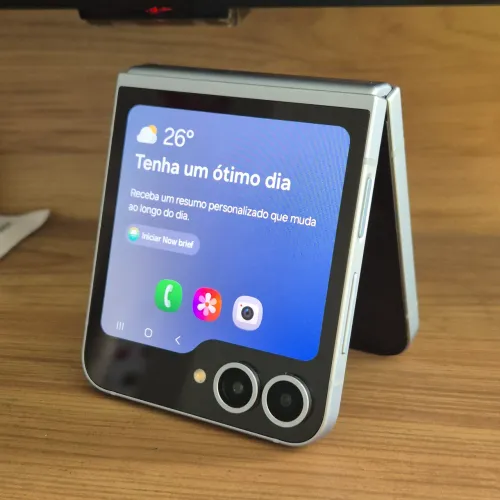 Samsung Z flip 6 zerado de 512gb nota fiscal Garantia sem detalhes