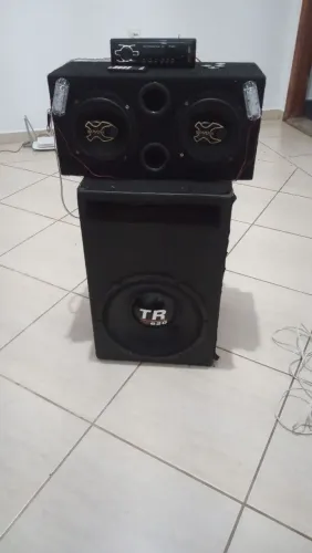 Vendo ou troco som automotivo, residencial