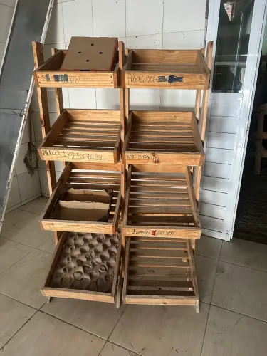 Expositor e balcão