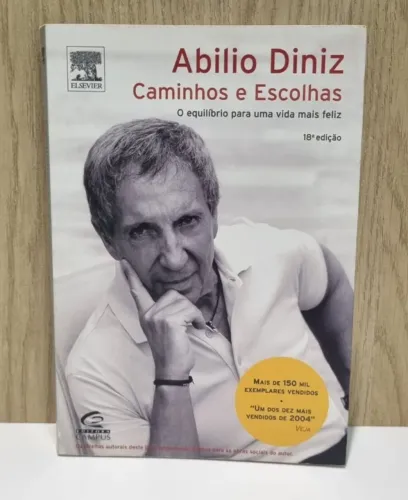 Livro - Abílio Diniz, Caminhos e Escolhas (usado)