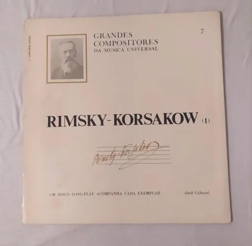 Disco Vinil RIMSKY-KORSAKOW * Grandes Compositores da Música Universal.