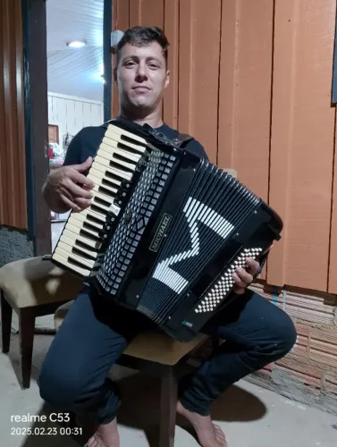 Sanfona profissional Michael Com Capitador