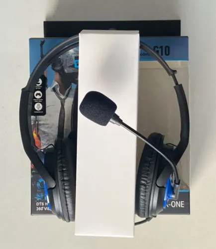 Fone Headset Gamer G10 com Microfone para PC PS4 Xbox Celular - Novo