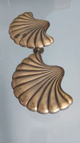Par de abraçadeiras de cortina (também chamadas de suportes ou tiebacks) estilo vintage