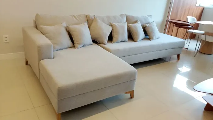 Sofa fino acabamento 3 metros 