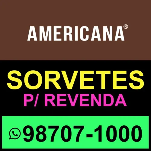 Sorvete Americana, irresistível
