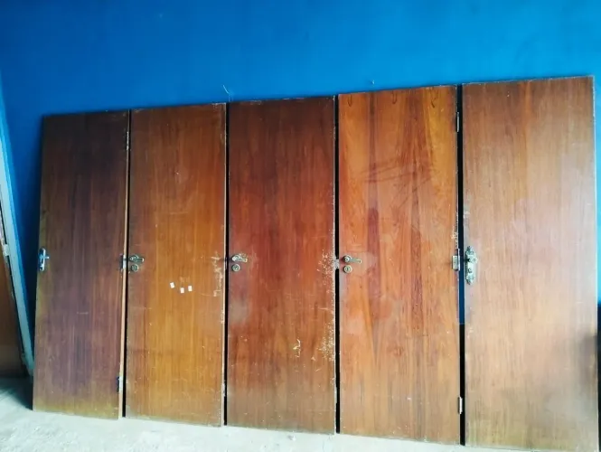 Portas de ipê 
