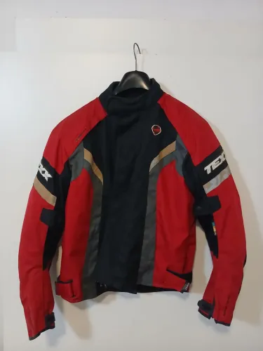 Jaqueta para moto TEXX Motociclista - 2XL - Vermelha e preta