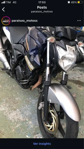 FZR 250 edição especial blufex conservada