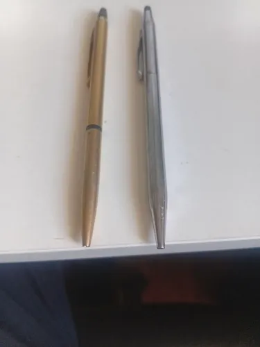Canetas esferográfica original johaann faber castell e cross