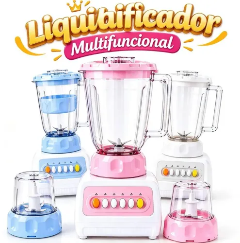 Liquidificador Multifuncional Electro 2 em 1 com Mini Triturador Potente 220v,