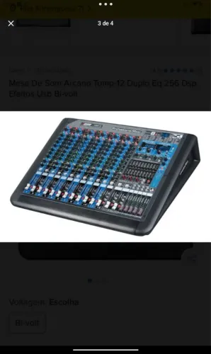 Mesa de som Arcano Stomp12 