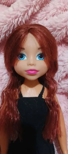 Boneca fashion genérica nacional, 50cm linda boneca raridade 