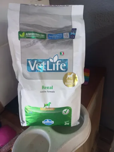 Ração para cães para tratamento renal