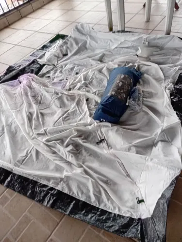 Barraca de camping quechua para 3 pessoas