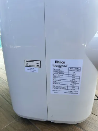 Ar-Condicionado Portátil Philco 12.000 BTU/h 3 em 1 (220V)