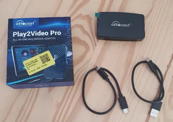 Adaptador Sem Fio Apple Carplay / Android Auto - Play2video