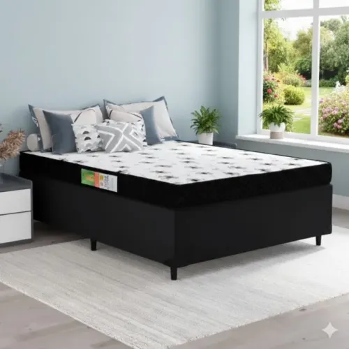 Cama com Colchão de casal (dividimos em ate 10x sem juros)