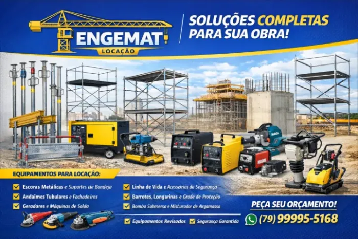 escoras para locação