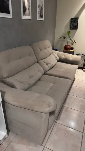 Sofá retrátil 4 lugares