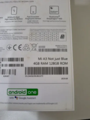 Torro/Torrando Celular Xiaomi MI A3 4GB RAM 128 ROM