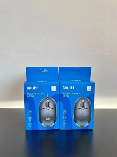 Mouse Multilaser MO300 com Fio USB 1200 DPI - Conforto e Precisão no Dia a Dia