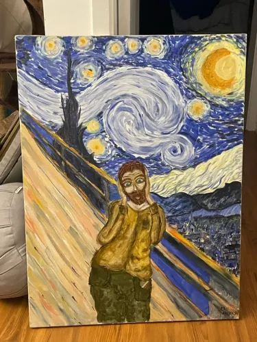 Quadro Van Gogh 80x 50