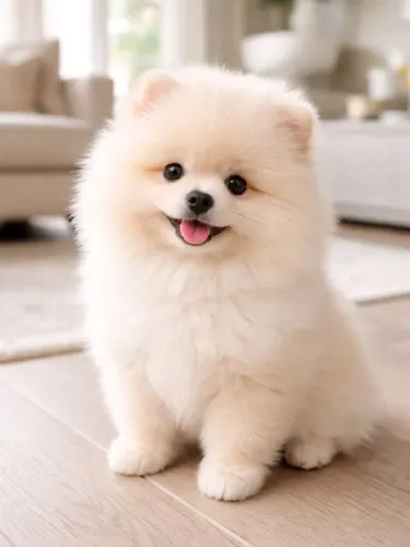 Lulu da pomerania mini nuvem de fofura
