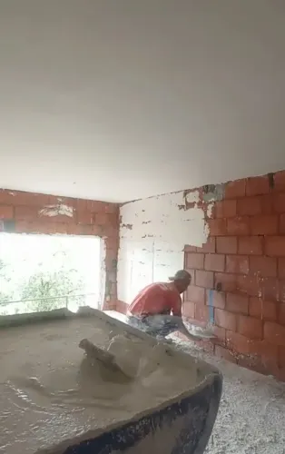 Gesso liso matéria e mão de obra 