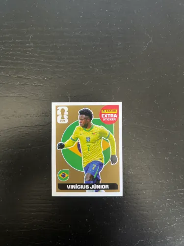 Figurinha legend extra vini jr gold