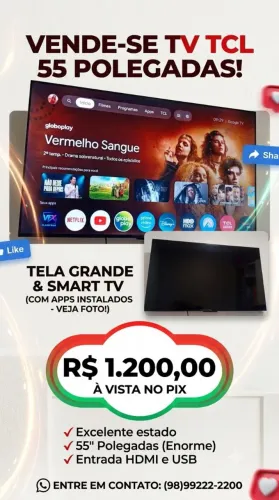 TV 55" - TCL SEMINOVA
