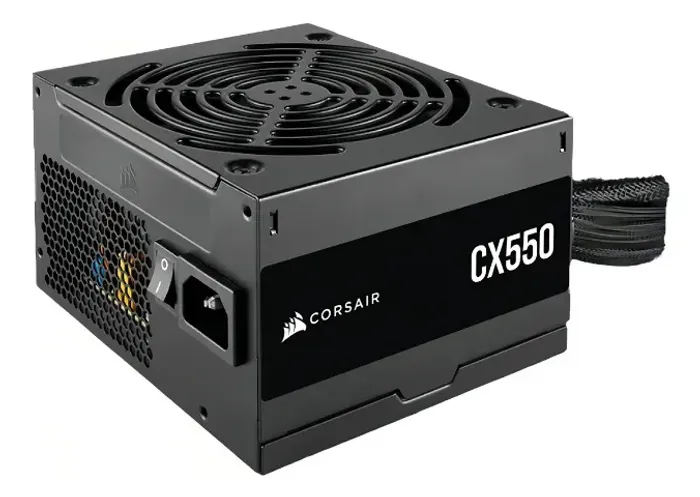 Fonte Corsair Cx550 550w 80 Plus Bronze Preto Lacrada Com Garantia