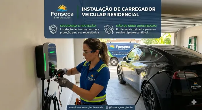 Instalação de carregador veícular
