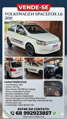 Volkswagen Spacefox 1.6/ 1.6 Trend Total Flex 8V 5P 2011