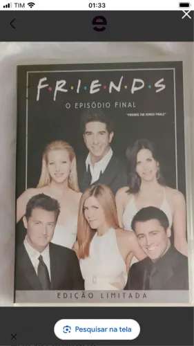 SÓ HOJE : Episódio Final de FRIENDS ( Edição Limitada )