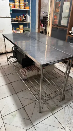 Mesa Inox 1,90m x 50cm