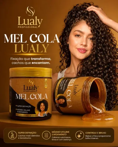 Óleo Africano e Mel cola