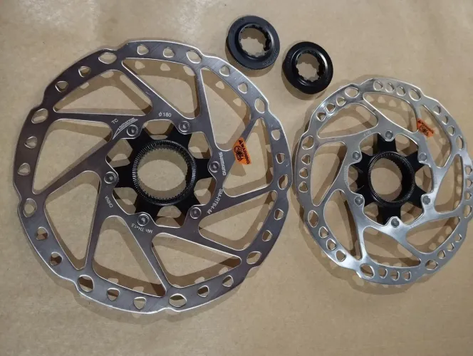 Par de discos Shimano slx sm-rt64 180mm 160mm mtb