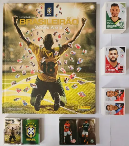 Álbum Campeonato Brasileiro 2018 - Capa Dura - Completo