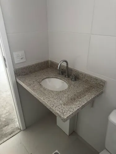 Cuba banheiro com torneira - branca itaunas