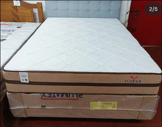 Cama Box Ilhéus Plumatex Molas Ensacadas 138x188 - Nova e embalada !!