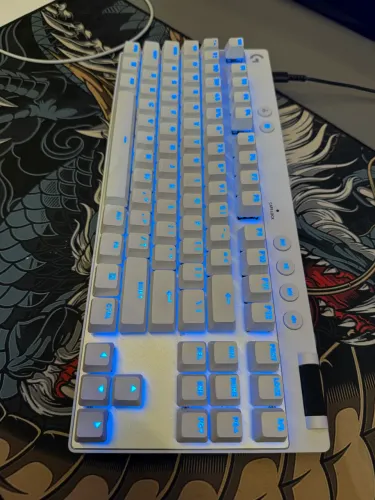 Teclado G PRO X TKL RAPID Branco - Completo na Caixa - Com nota fiscal