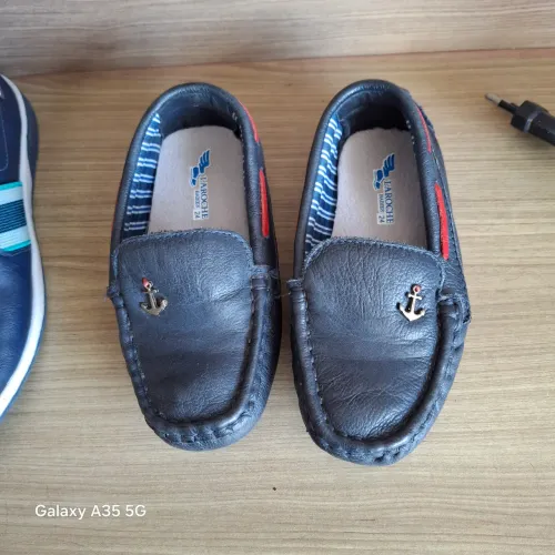 Mocassim de Couro Infantil 