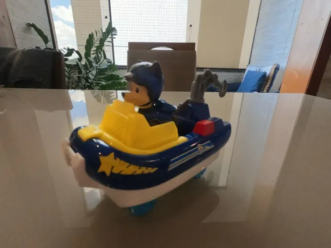 Patrulha Canina - Boneco e carrinho do Chase