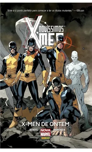 livro HQ novíssimos x-men x-men de ontem panini Capa Dura